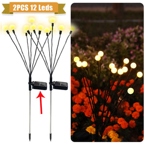Solar LED Light For Garden Outdoor LED Solar Light Garden Decoration Landscape Lights Firefly Garden Lamp Courtyard Garden Decor
