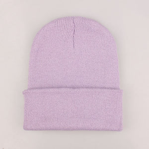 Winter Hats for Unisex New Beanies Knitted Solid Cute Hat Lady Autumn Female Beanie Caps Warmer Bonnet Men Casual Cap Wholesale