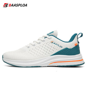 Baasploa Lightweight Running Shoes For Men 2023 Men\&#39;s Designer Mesh Casual Sneakers Lace-Up Male Outdoor Sports Tennis Shoe