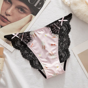 New Arrival Couple Underwear Cute Low Waist Thong Sexy Underwear Breathable Comfortable Men Boxer G String Boyfriend Girlfriend