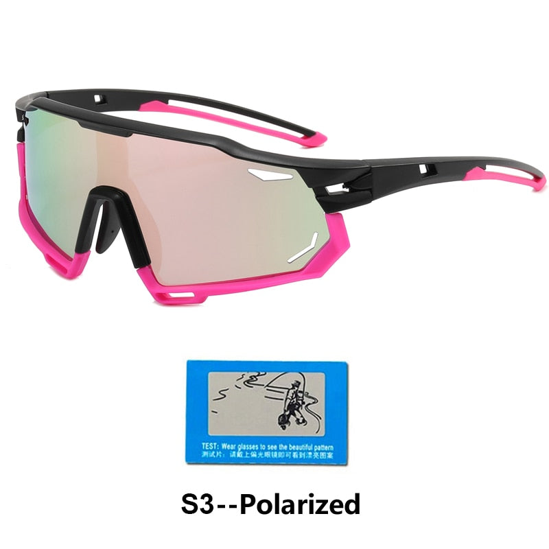Photochromic Sports Glasses Men's and Women's Polarized Bike Eyewear Mountain MTB Cycling UV400 Sunglasses Bicycle Road Goggles