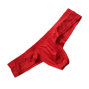 Sexy Underwear Thong G-Strings Men Low Waist Bulge Pouch T-back Underpants Male Jockstrap Breathable Black Blue