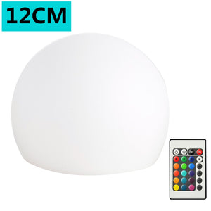 BORUiT RGB LED Waterproof Garden Ball Light Outdoor Lawn Lamps Christmas Party Landscape Swimming Pool Floating Lights