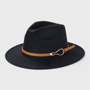 Fashion Wool Fedora Hat For Women Men Winter Autumn Church Jazz Hats Viking British Flat Brim Felt Hat Outdoor Casual Fedoras