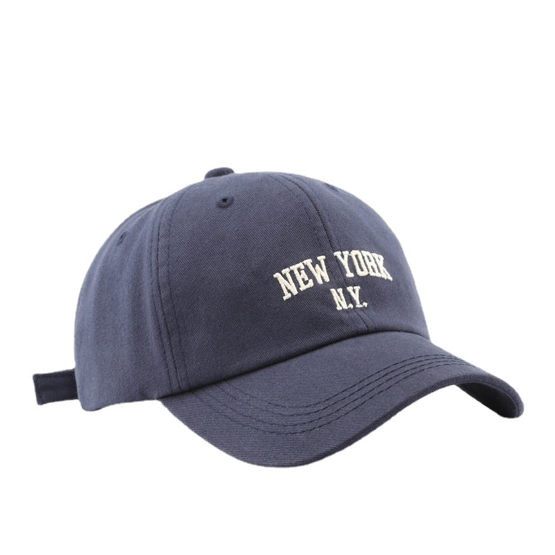 Men and Woman&#39;s Baseball Caps Adjustable Casual Embroidered 1989 New York American Cotton Sun Hats Unisex Solid Color Visor Hats