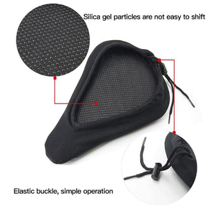 Bicycle Saddle Gel Cushion Cover Ergonomic design For Comfortable Exercise Bike Seat Pad Bike Cycling Riding Accessories Part