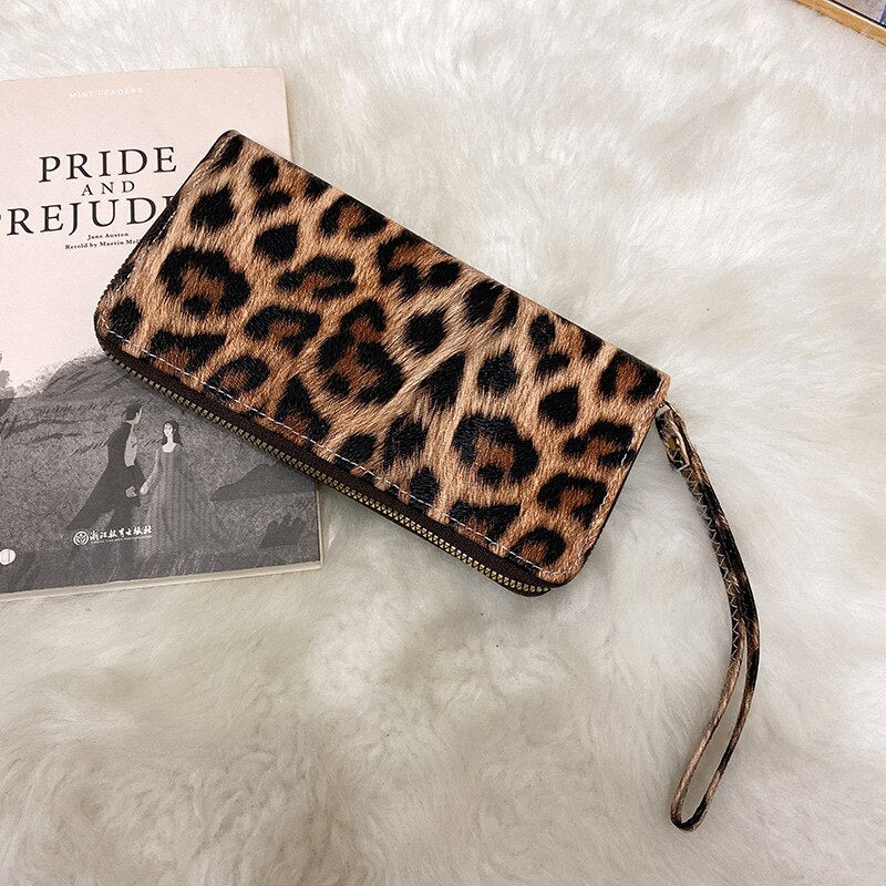 Women&#39;s Brand Clutch Purse Ladies Money Wallet for Women&#39;s Clutch Bag Slim FeMale Wallet Card Holder Uneven Wallets Made Leather