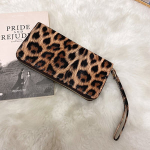 Women&#39;s Brand Clutch Purse Ladies Money Wallet for Women&#39;s Clutch Bag Slim FeMale Wallet Card Holder Uneven Wallets Made Leather