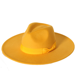 New color Fedora winter hat top concave-convex water drop 9.5cm brim male and female felt jazz watermelon red шляпа женская