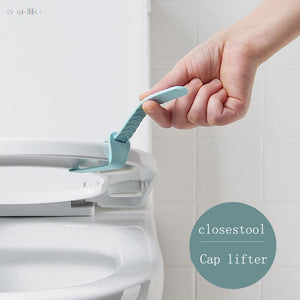 2pcs/vanzlife Household toilet cover silicone toilet cover cover adjustable squat toilet cover toilet handle