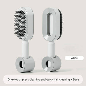 Self Cleaning Hair Brush 3D Air Cushion Massager Brushes Airbag Massage Comb Brush Detangling Anti Static Hairbrush Cleaner