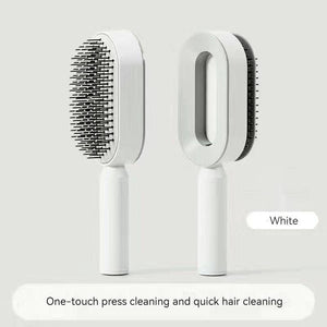Self Cleaning Hair Brush 3D Air Cushion Massager Brushes Airbag Massage Comb Brush Detangling Anti Static Hairbrush Cleaner