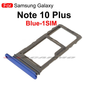 Sim Card Socket Slot Tray Reader Holder Micro SD Adapter For Samsung Galaxy Note 10 Plus 5G 10+ N970 N975 SIM Tray Replacement