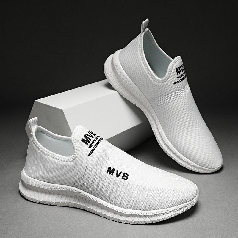 Men Fashion Sneakers Mesh Casual Shoes Lac-up Mens Shoes Lightweight Vulcanize Shoes Walking Sneakers Zapatillas Hombre
