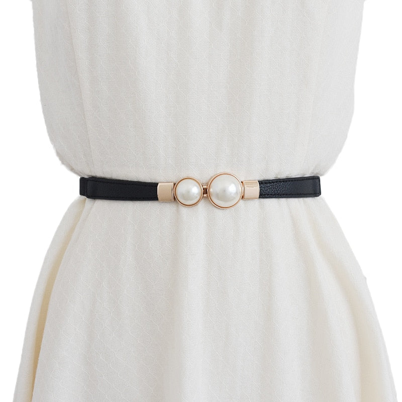 Triangle Belt Women&#39;s Decorative Elastic Dress Sweater Set Simple Black Brown Belt Multi functional Fashion Belt x254