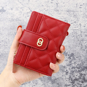 Women's Wallet Zipper&Hasp cute wallet Student Small PU Wallet Coin Purse Fashion Women Card Holder Lovely Money Bag