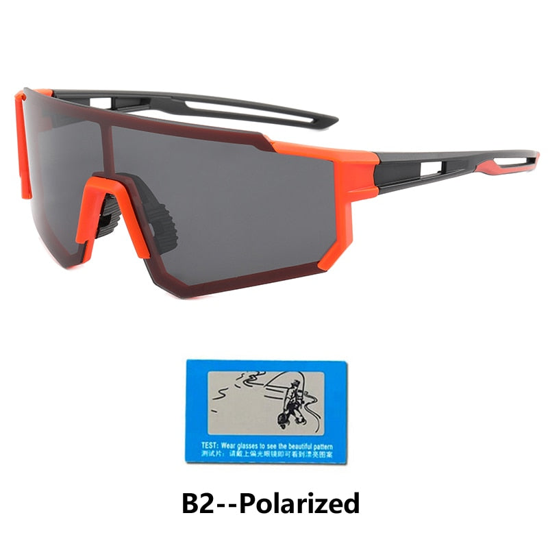 Photochromic Sports Glasses Men's and Women's Polarized Bike Eyewear Mountain MTB Cycling UV400 Sunglasses Bicycle Road Goggles