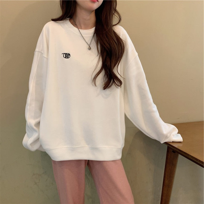 spring autumn Striped hoodies women fashion Long Sleeve Hoodie Sweatshirt Harajuku Jumper cotton Pullovers Casual oversized Coat