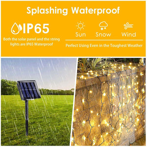 32m/22m/7m Solar Fairy Garden Lights Outdoor 300 LED Lighting String Solar Power Lamp Christmas Garland Camping Patio Decoration