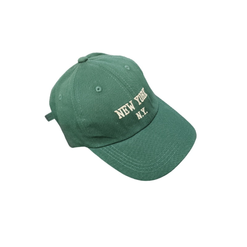 Men and Woman&#39;s Baseball Caps Adjustable Casual Embroidered 1989 New York American Cotton Sun Hats Unisex Solid Color Visor Hats