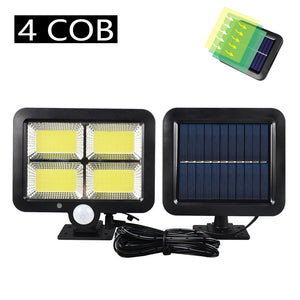 Outdoor Solar Light Motion Sensor Rechargeable Solar Wall COB Light Waterproof Emergency Street Garden Porch LED Light