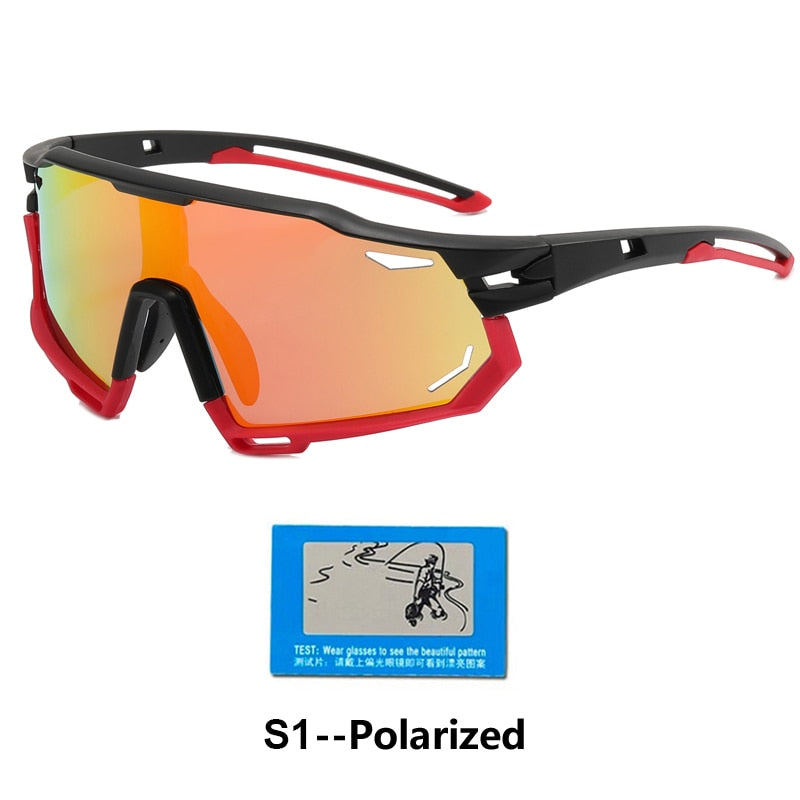 Photochromic Sports Glasses Men's and Women's Polarized Bike Eyewear Mountain MTB Cycling UV400 Sunglasses Bicycle Road Goggles