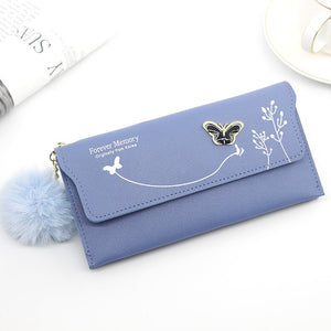 Women&#39;s Brand Clutch Purse Ladies Money Wallet for Women&#39;s Clutch Bag Slim FeMale Wallet Card Holder Uneven Wallets Made Leather