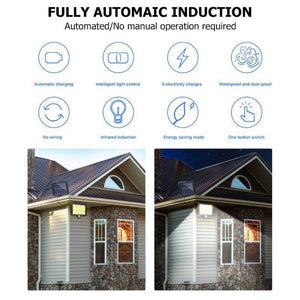 Outdoor Solar Light Motion Sensor Rechargeable Solar Wall COB Light Waterproof Emergency Street Garden Porch LED Light
