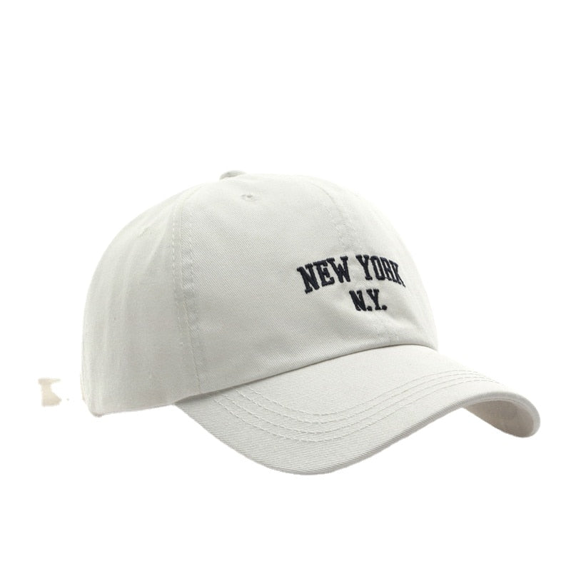 Men and Woman&#39;s Baseball Caps Adjustable Casual Embroidered 1989 New York American Cotton Sun Hats Unisex Solid Color Visor Hats