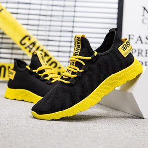 Fashion Men Sneakers Mesh Casual Shoes Lac-up Mens Shoes Lightweight Vulcanize Shoes Walking Sneakers Zapatillas Hombre