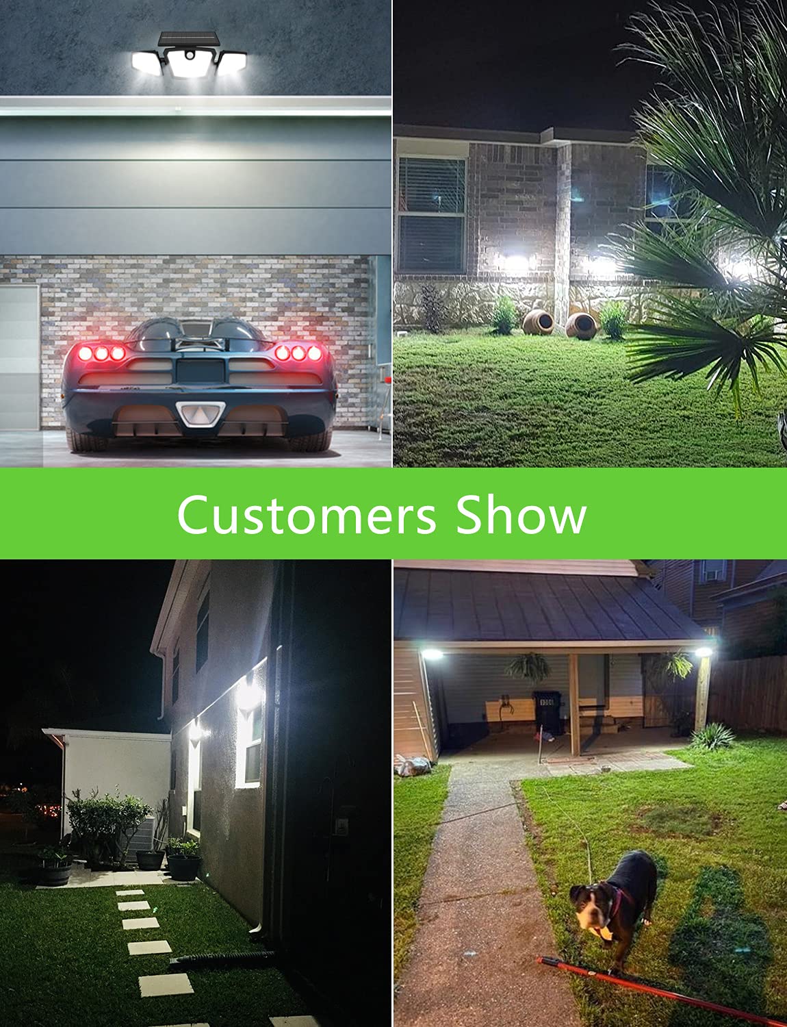 Waterproof Solar Powered Outdoor Light Motion Sensor 2000LM 350 LED Security Street Lamp Sconce Spotlights for Garden Decoration