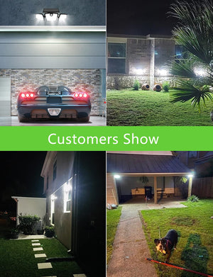 Waterproof Solar Powered Outdoor Light Motion Sensor 2000LM 350 LED Security Street Lamp Sconce Spotlights for Garden Decoration