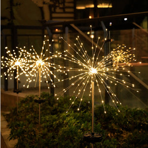 Solar Outdoor Lights Garland 90/120/150 LEDs Festoon Led Light Waterproof Solar Firework Garden Lawn Light New Year Christmas