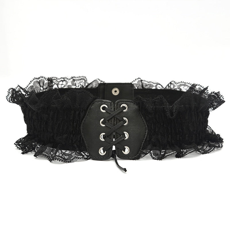 Black Body Shapewear Women Gothic Clothing Underbust Waist Cincher Trainer Pu Leather Elastic Sexy Bridal Corsets and Bustiers