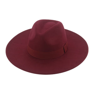 Fedora Hats for Women New 9.5cm Wide Brim Dress Men Caps Felted Hat Panama Church Wedding Ribbon Band Men Hat Sombreros De Mujer